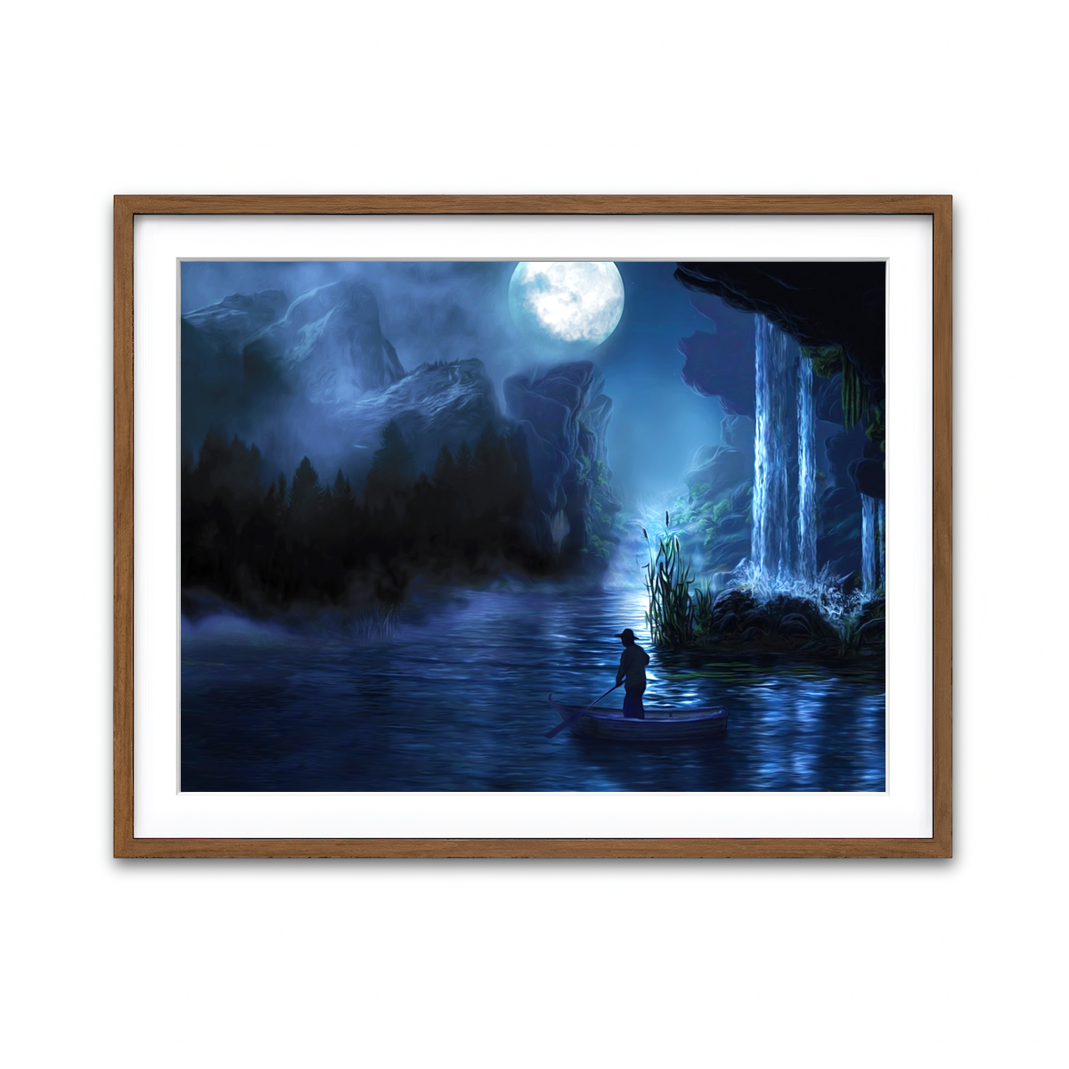 Framed Print 4x3 Walnut