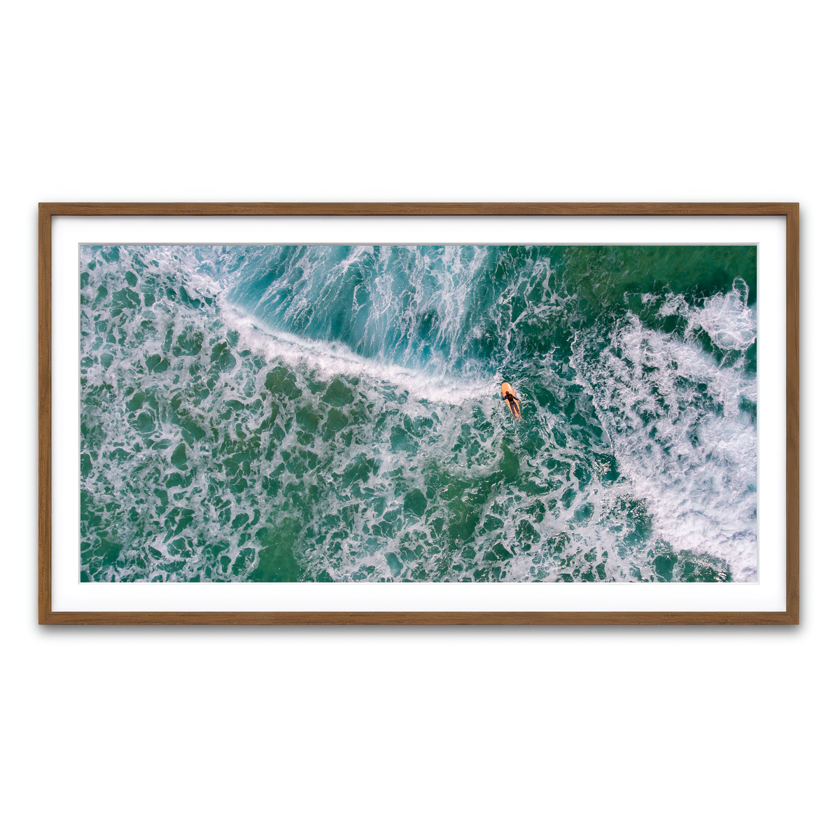 Framed Print 2x1 Walnut