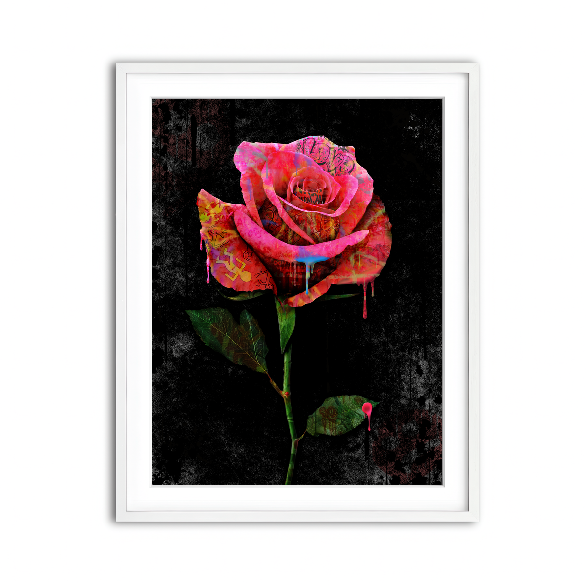 Framed Print 3x4 White