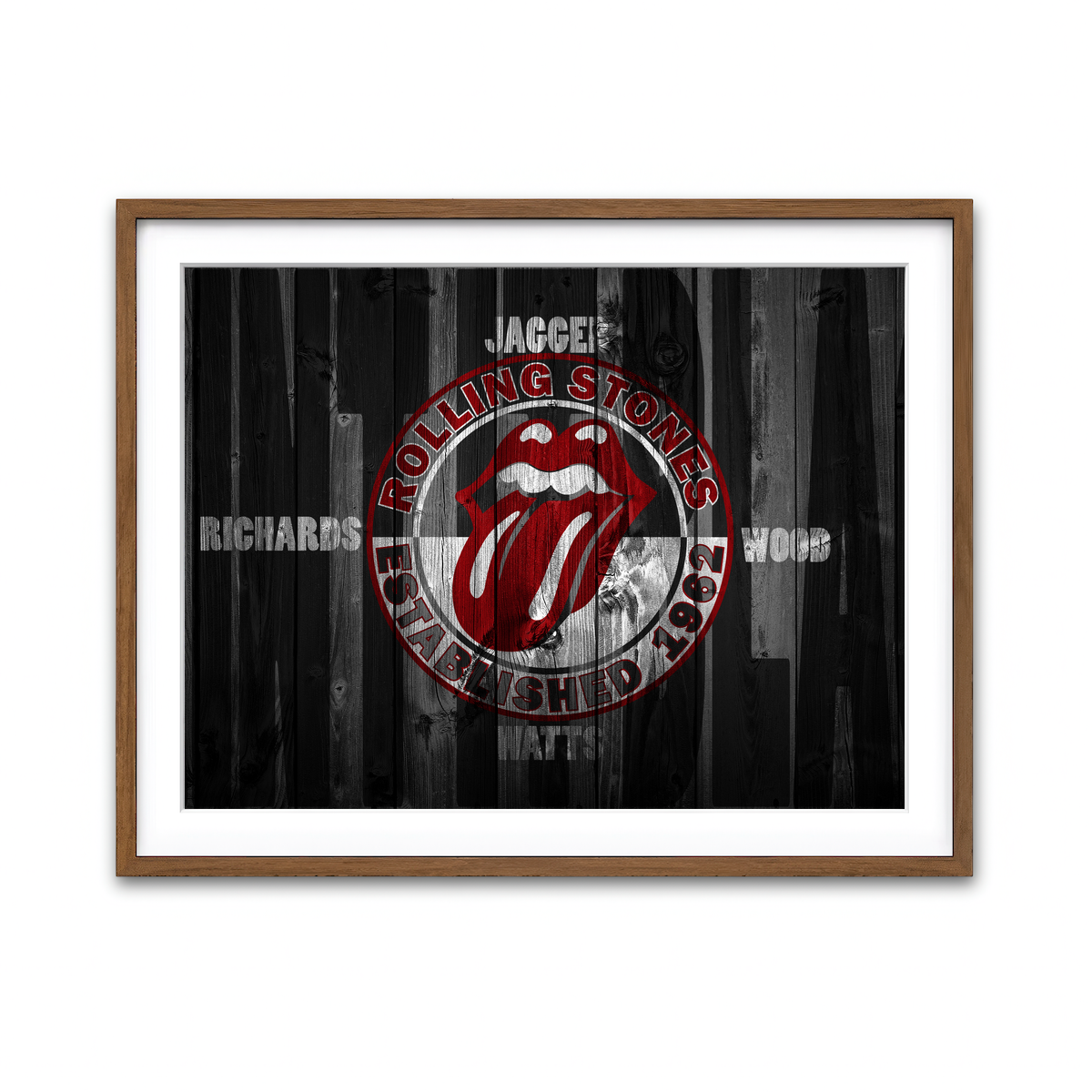 Framed Print 4x3 Walnut