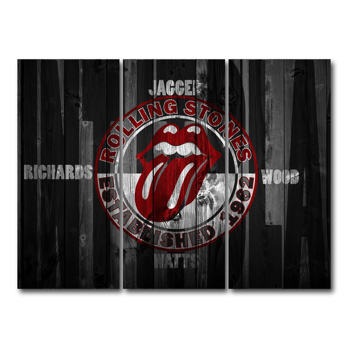 AUTO-MOCKUP WHITE | Paint It Black | 3 Piece | Gallery Wrap Canvas | group=8x18