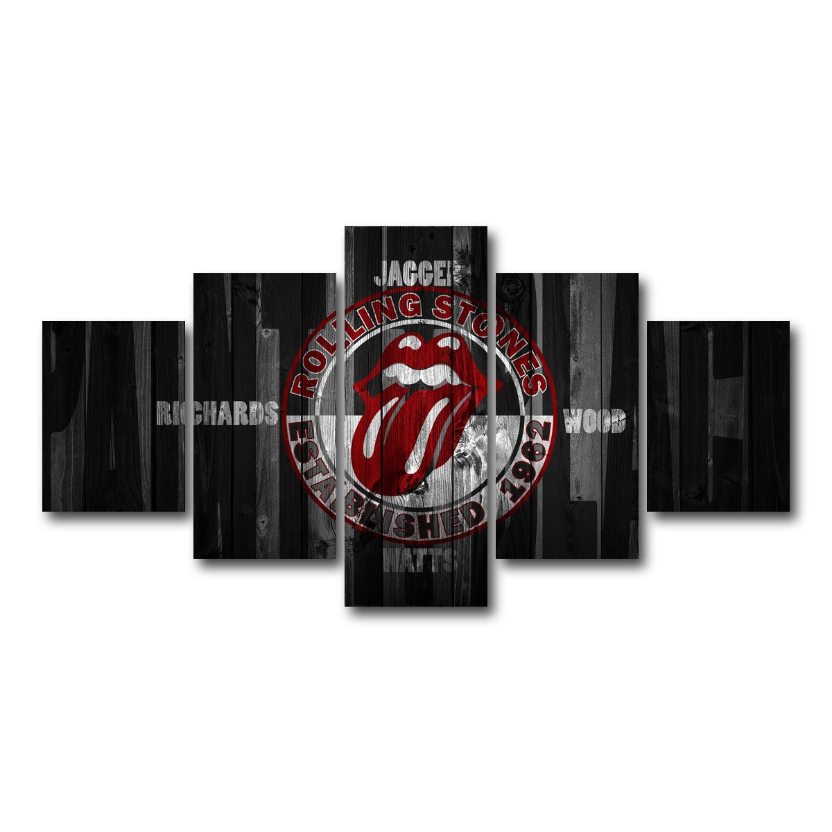 AUTO-MOCKUP WHITE | Paint It Black | 5 Piece | Gallery Wrap Canvas | group=5_short