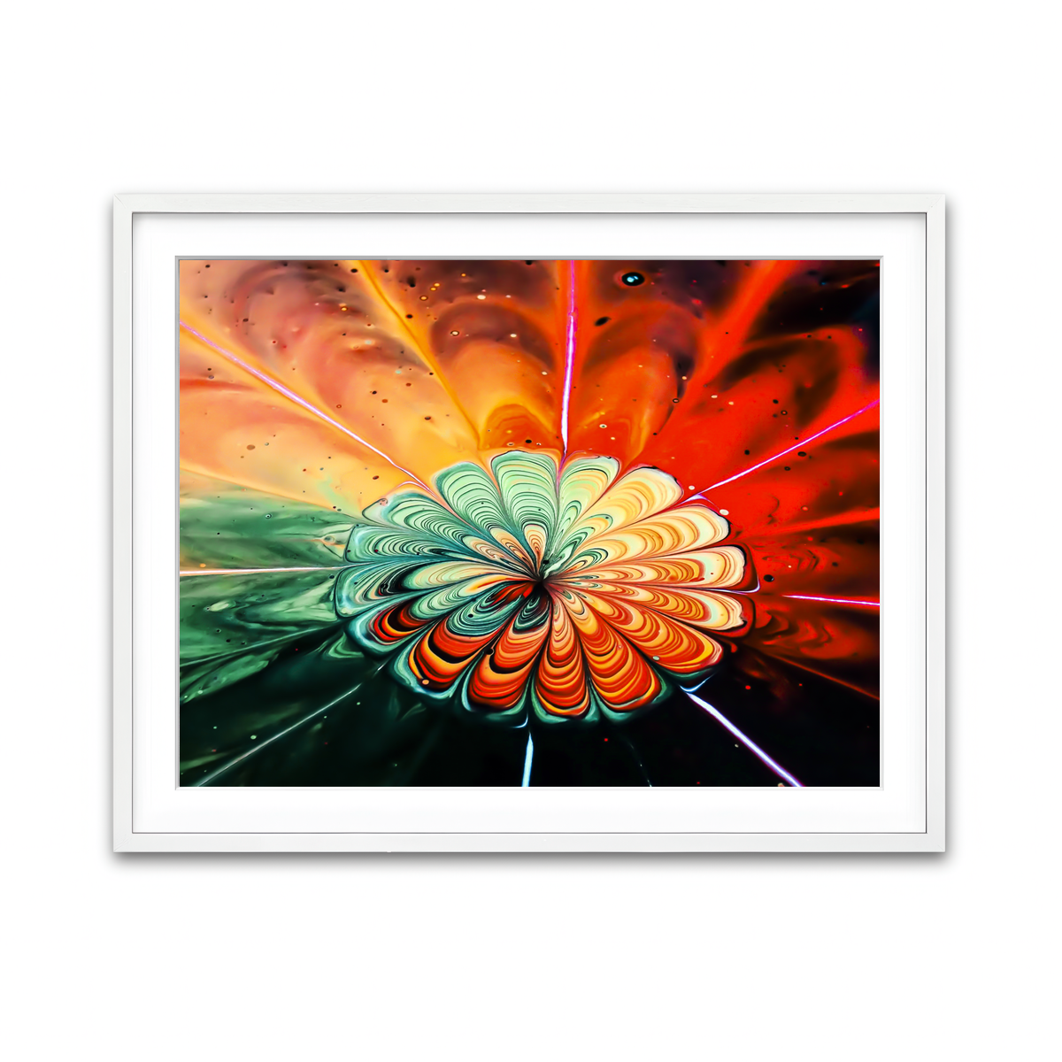 Framed Print 4x3 White