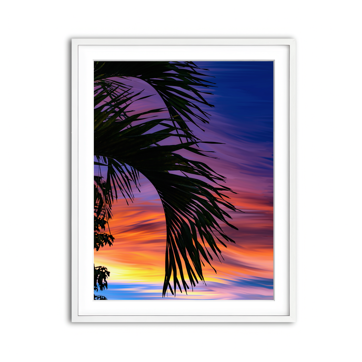 Framed Print 3x4 White