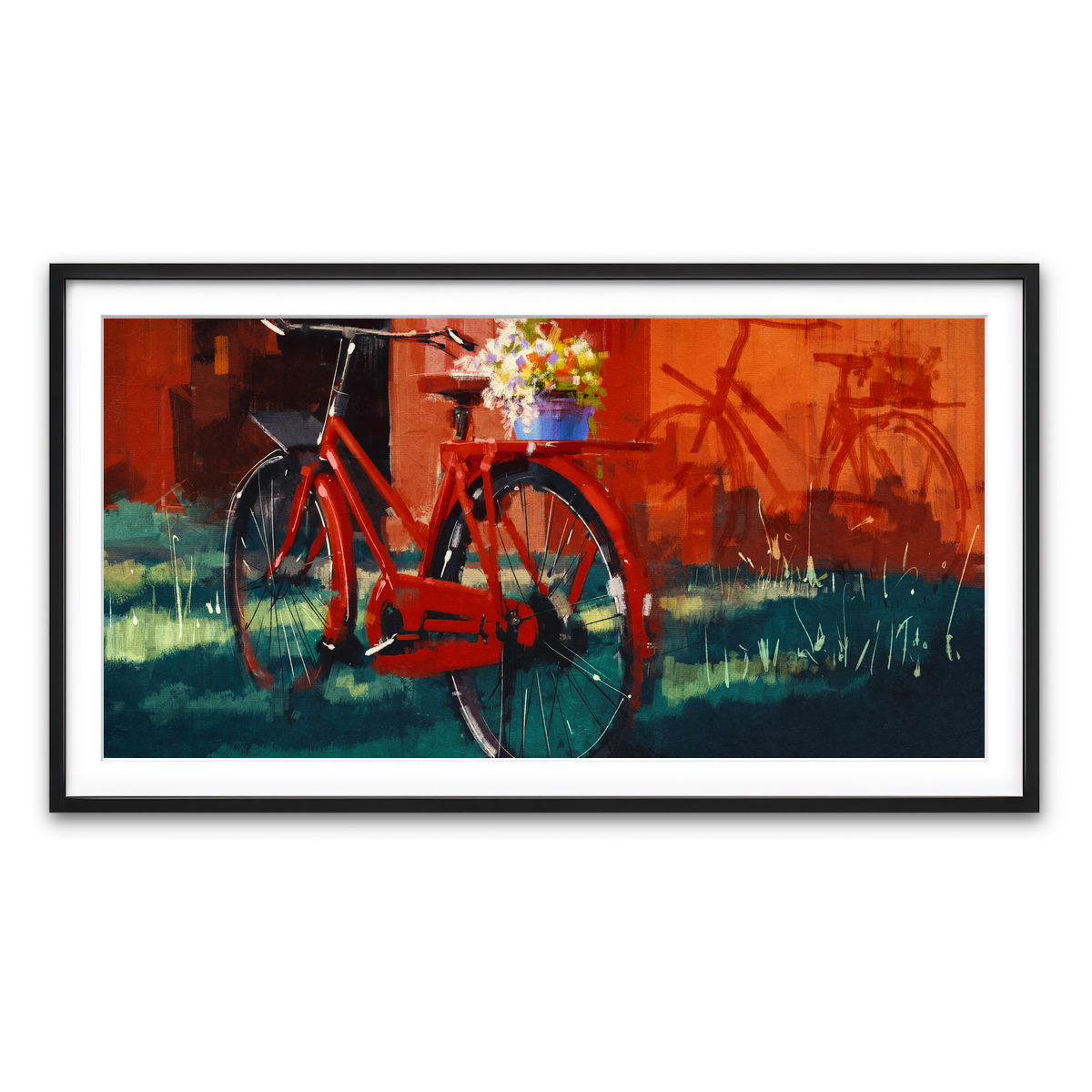 Framed Print 2x1 Black
