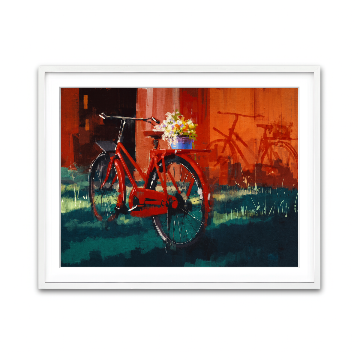 Framed Print 4x3 White