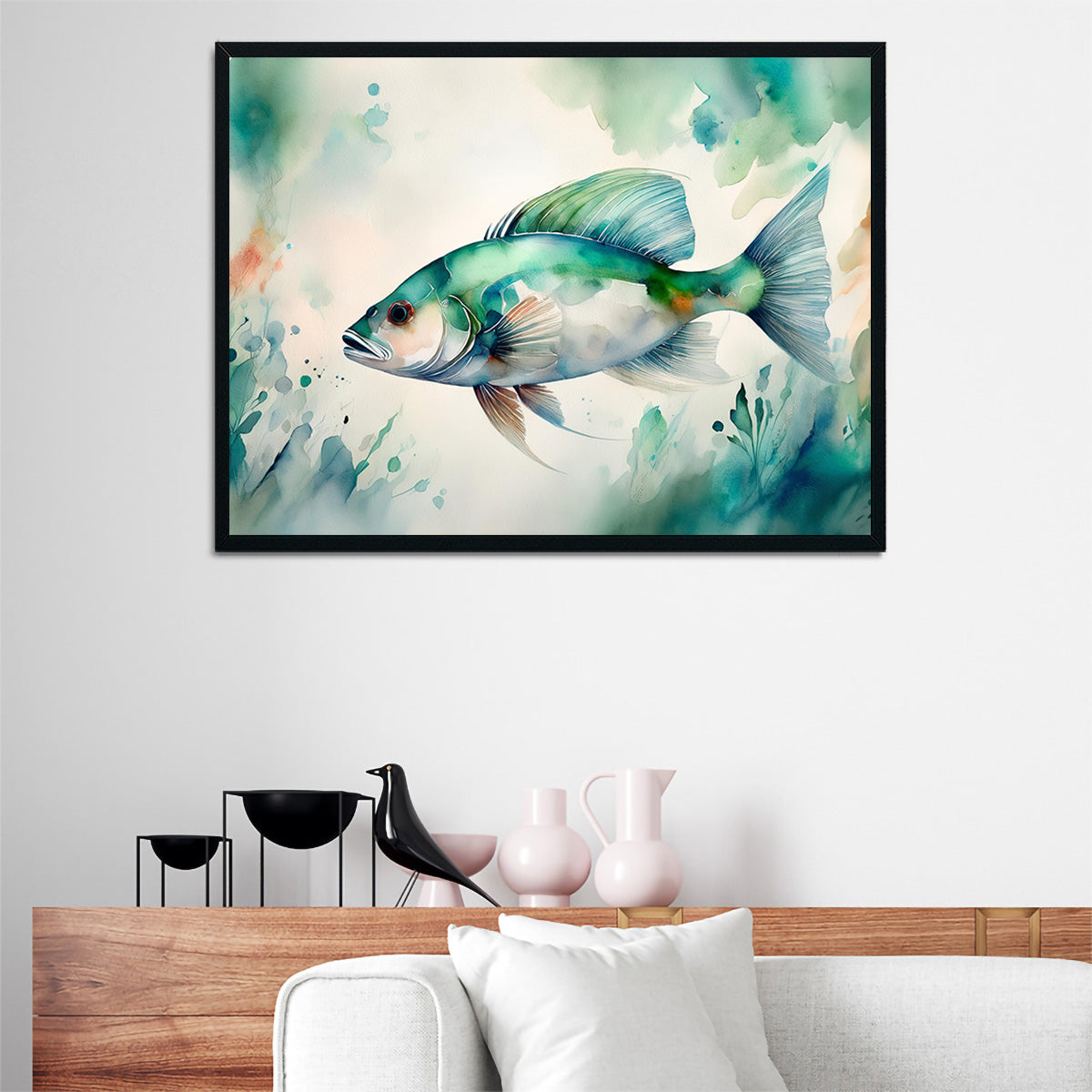 Painting Art of Salt Water Fish Wall Art