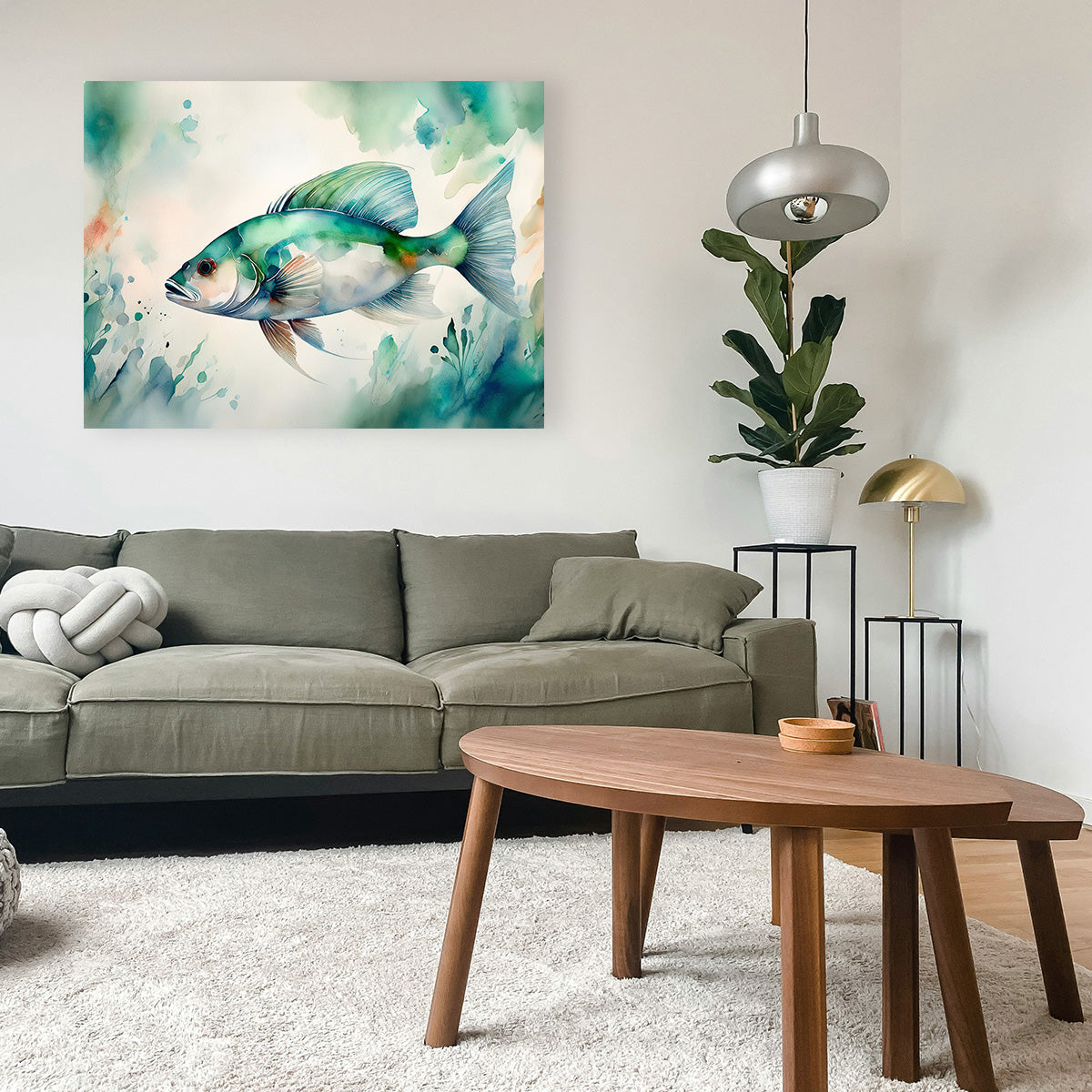 Painting Art of Salt Water Fish Wall Art