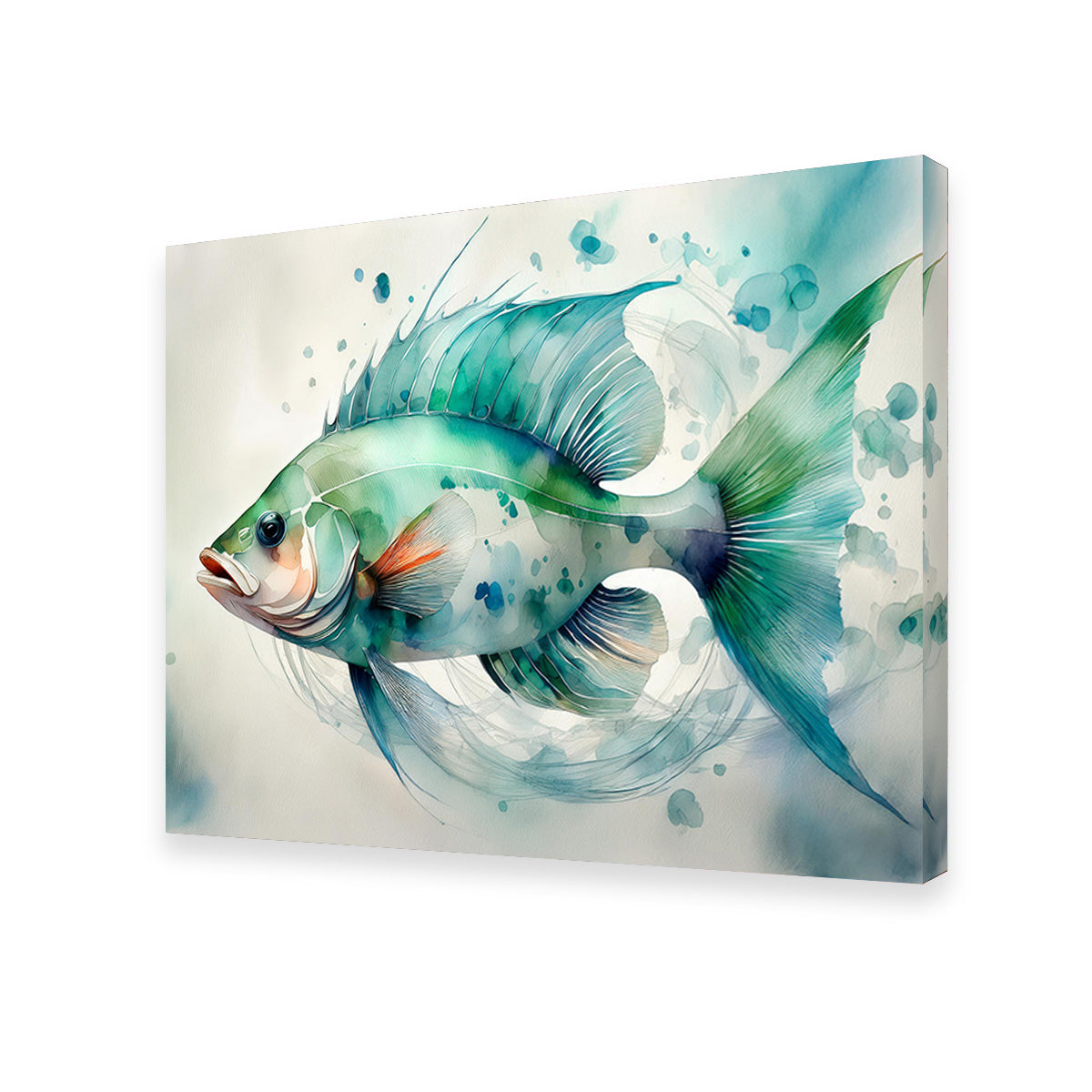 Saltwater Fish Painting Wall Art