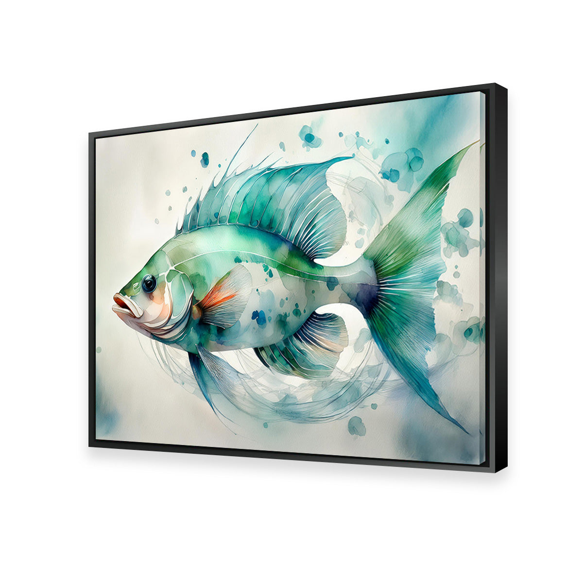 Saltwater Fish Painting Wall Art