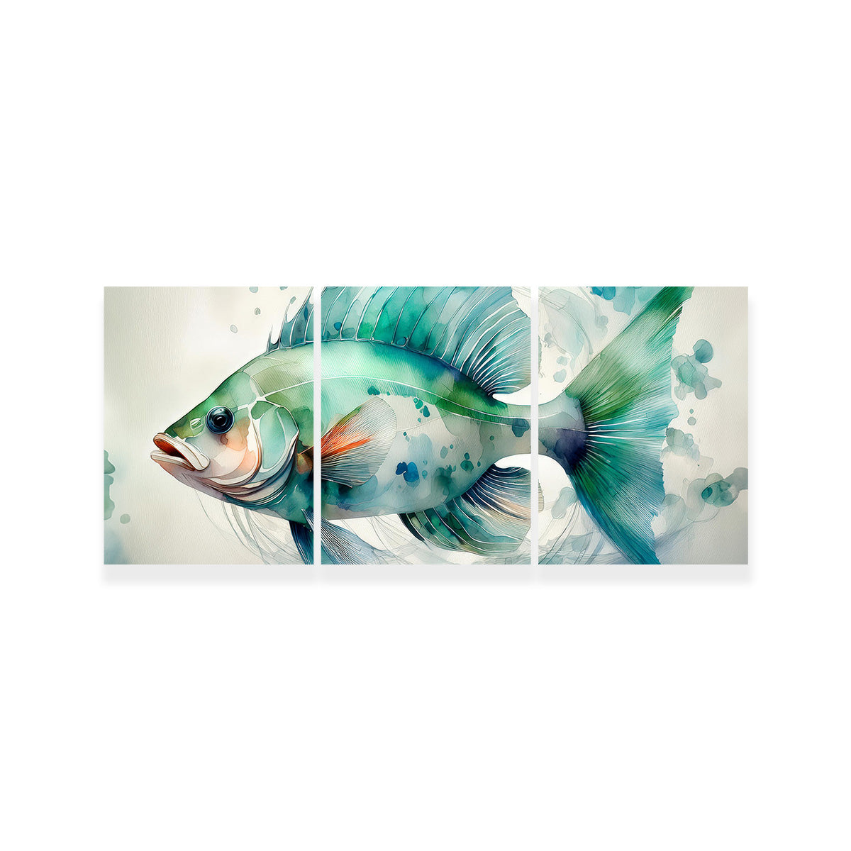 Saltwater Fish Painting Wall Art