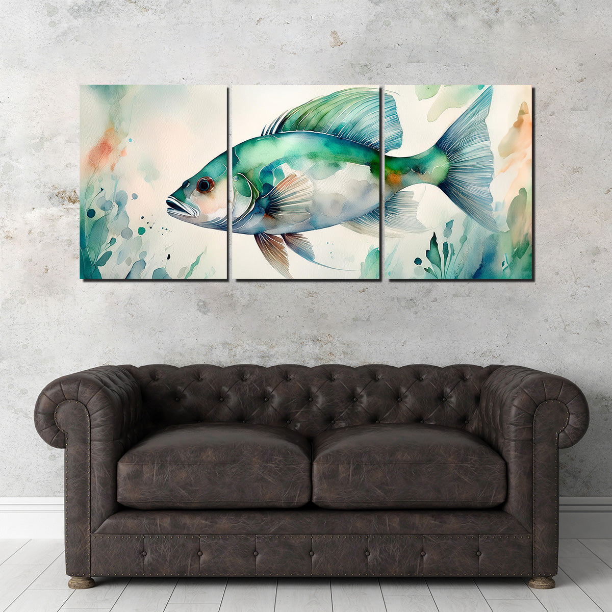 Painting Art of Salt Water Fish Wall Art