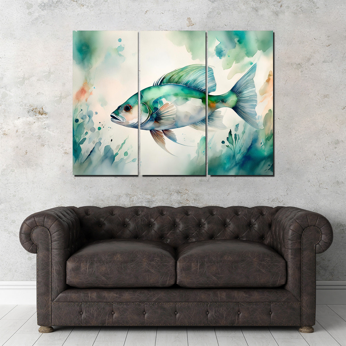 Painting Art of Salt Water Fish Wall Art
