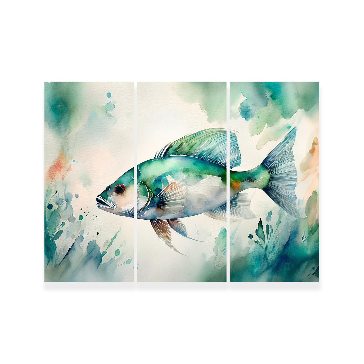 Painting Art of Salt Water Fish Wall Art