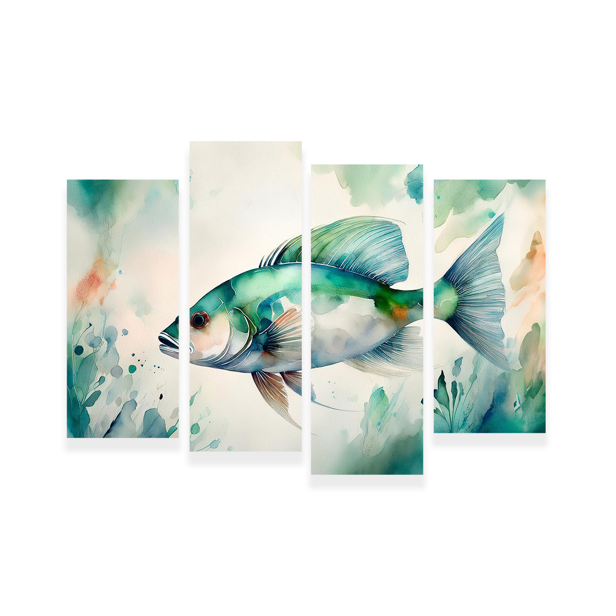 Painting Art of Salt Water Fish Wall Art
