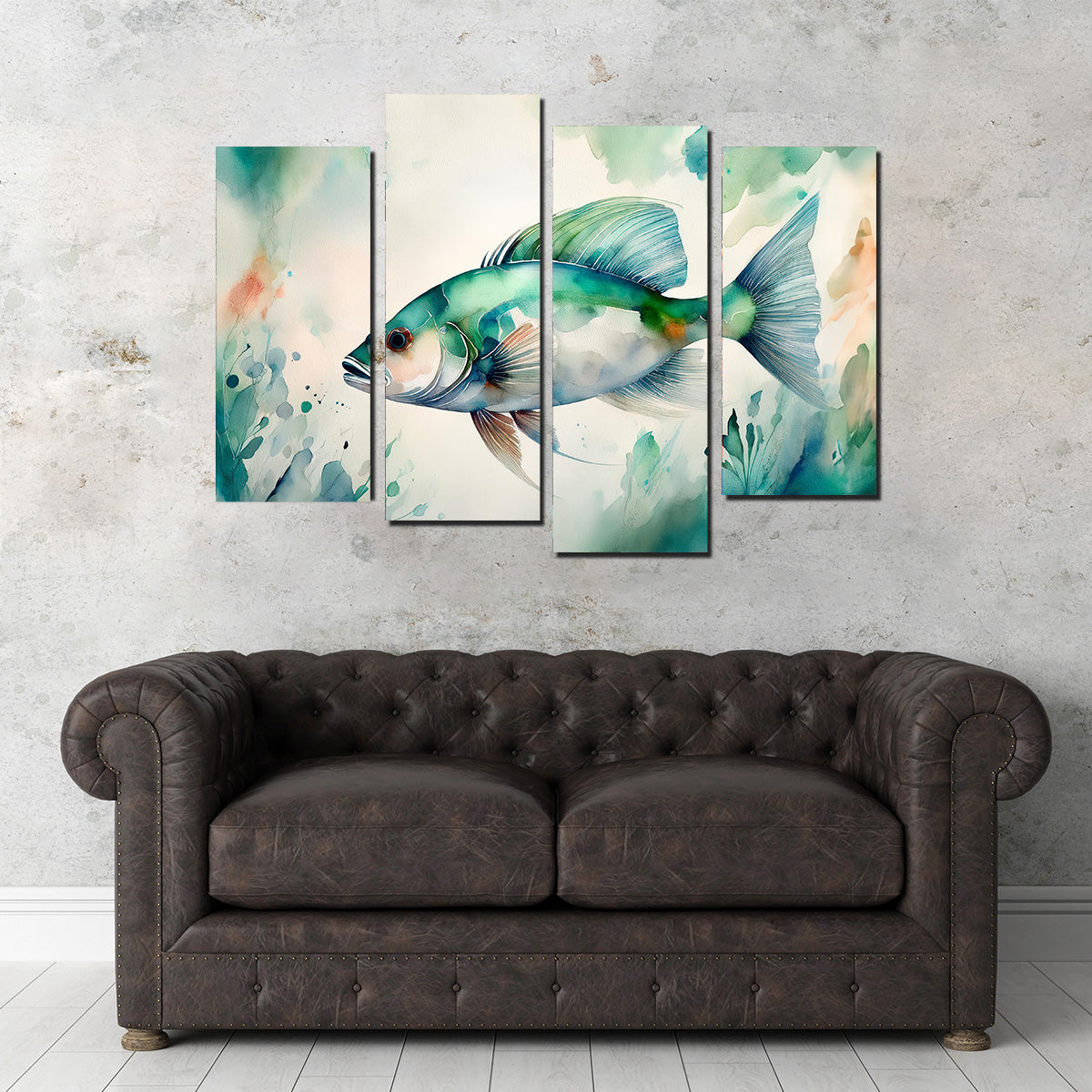 Painting Art of Salt Water Fish Wall Art