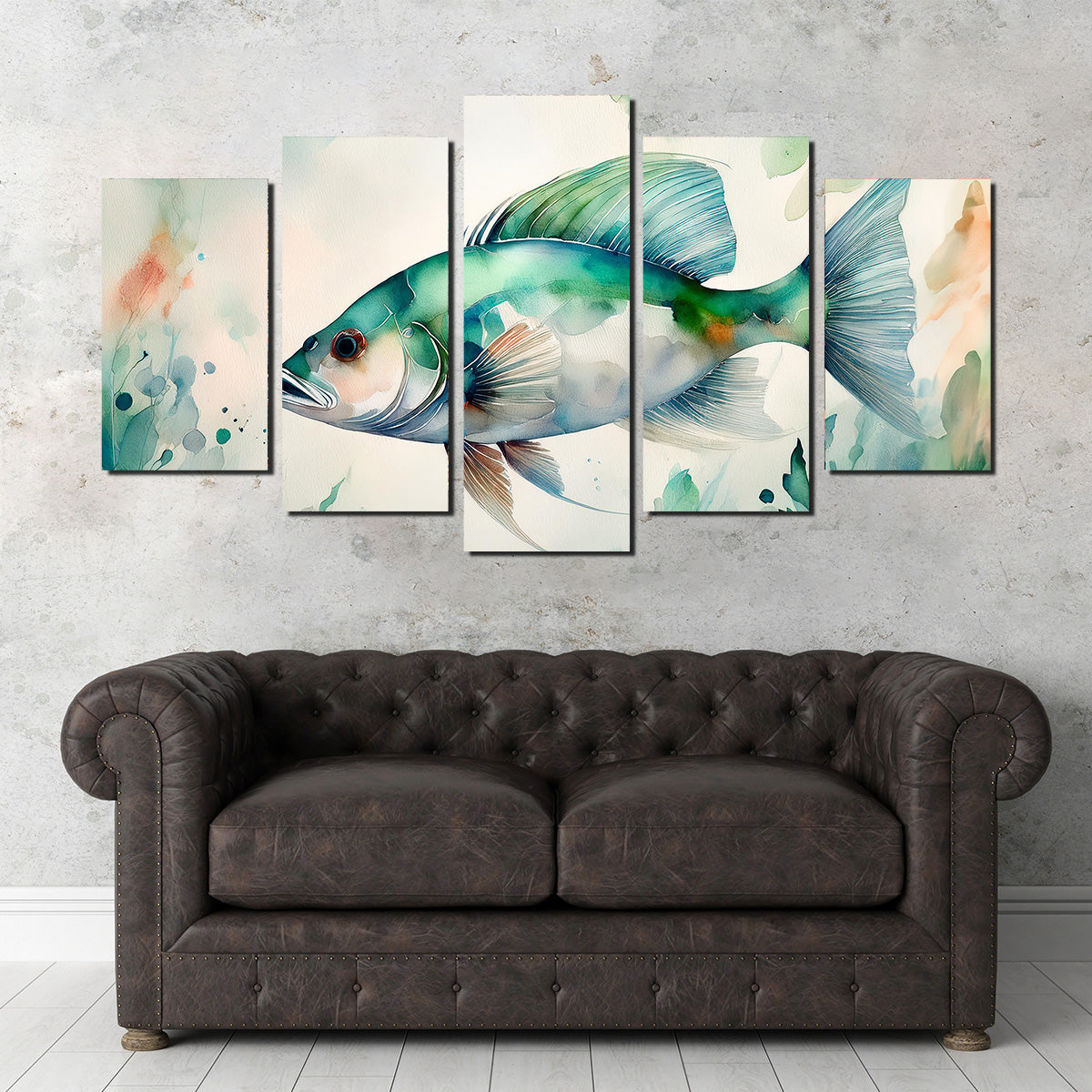 Painting Art of Salt Water Fish Wall Art