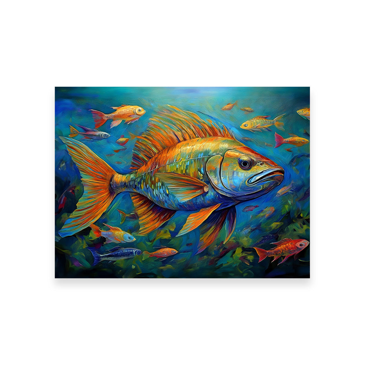 Painting Art of Fish Wall Art