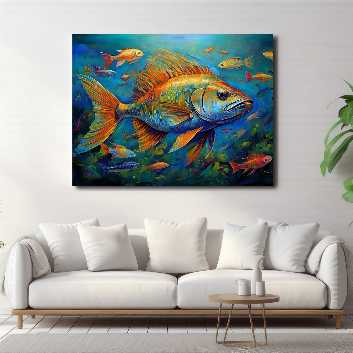 Painting Art of Fish Wall Art