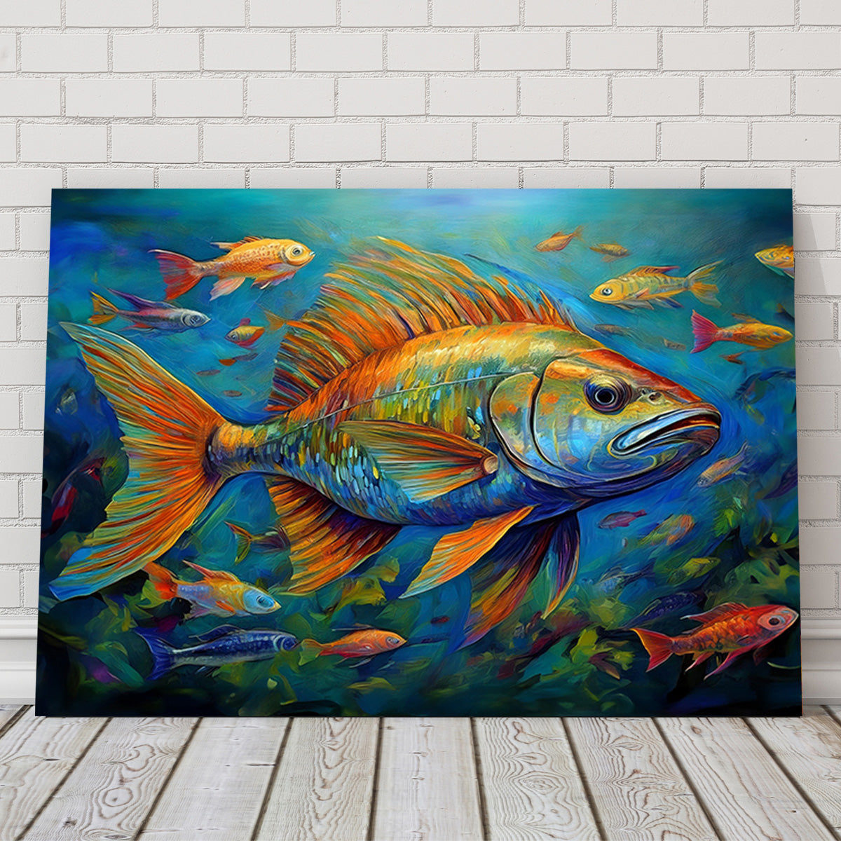Painting Art of Fish Wall Art