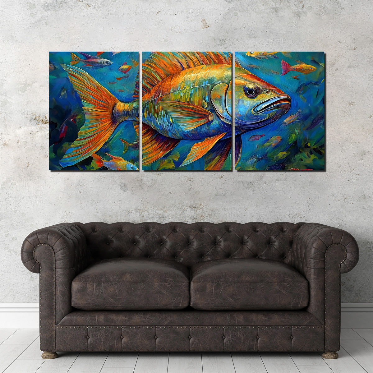 Painting Art of Fish Wall Art