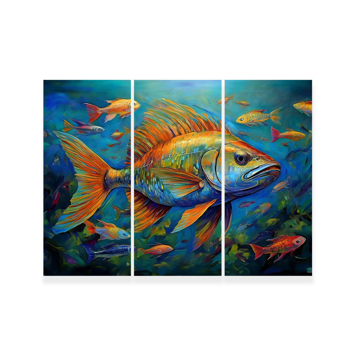 Painting Art of Fish Wall Art