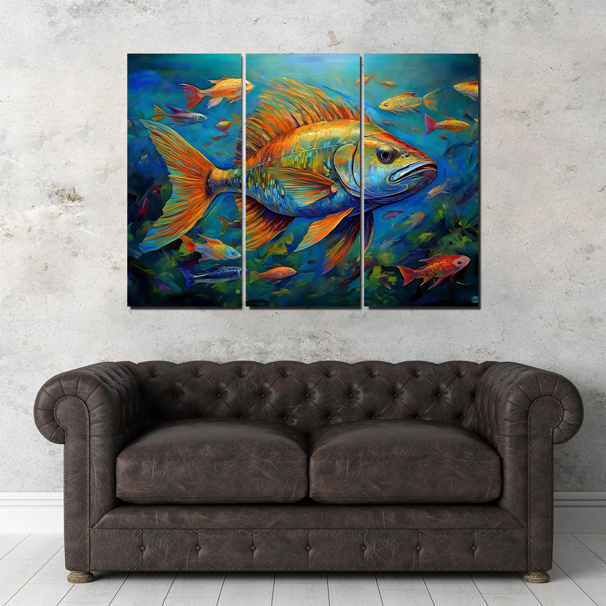 Painting Art of Fish Wall Art