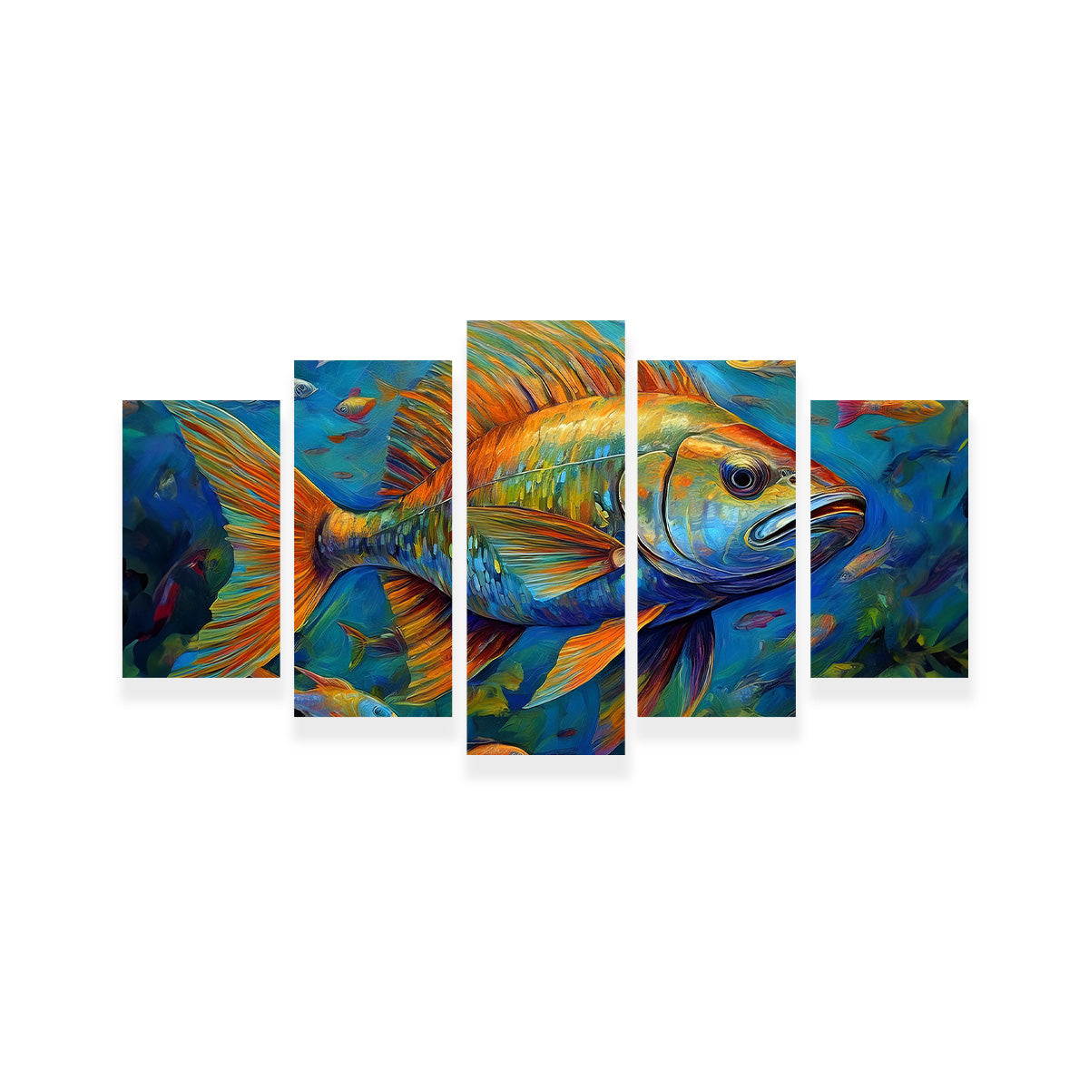 Painting Art of Fish Wall Art