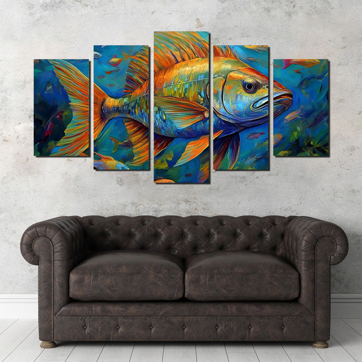 Painting Art of Fish Wall Art