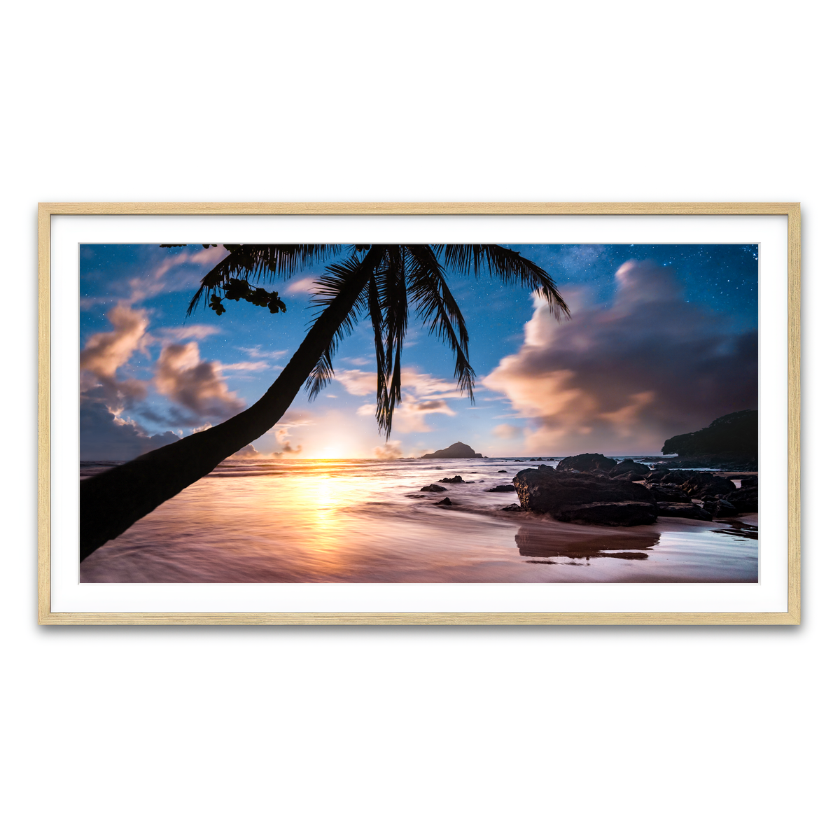 Framed Print 2x1 Natural