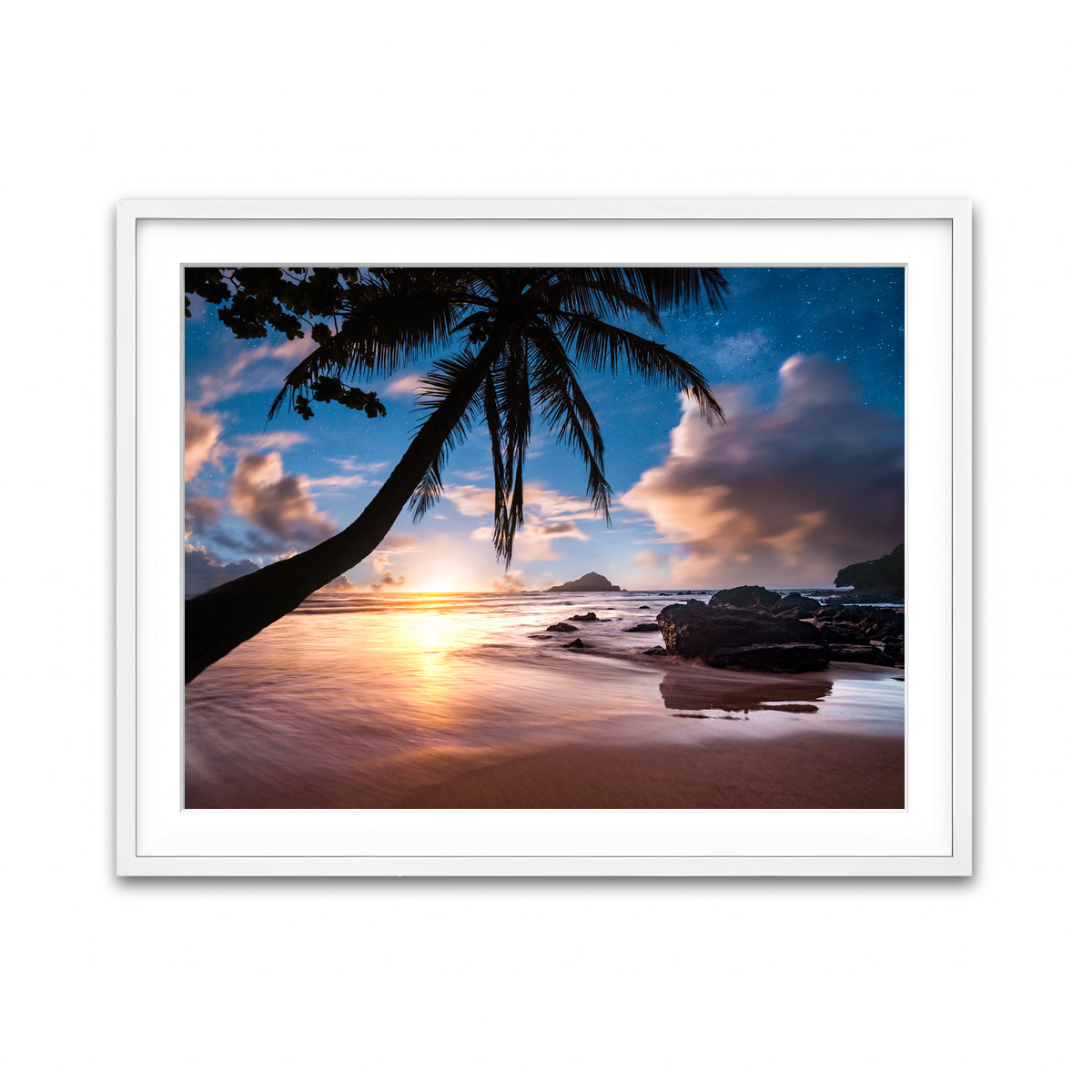 Framed Print 4x3 White