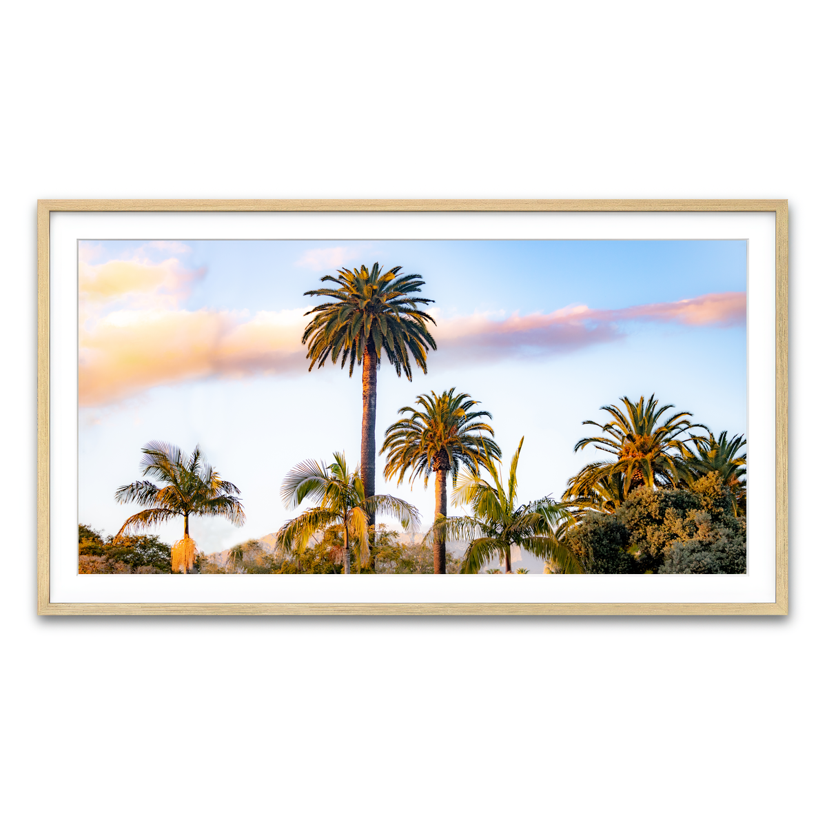 Framed Print 2x1 Natural