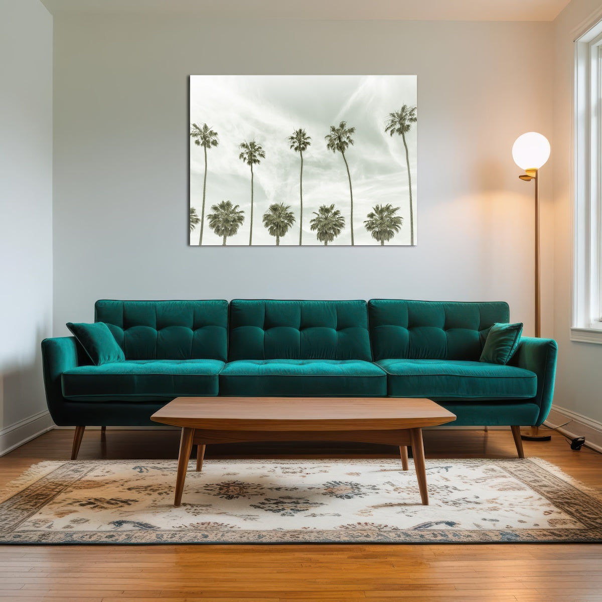 AUTO-MOCKUP ROOM | Palm Trees and Clouds