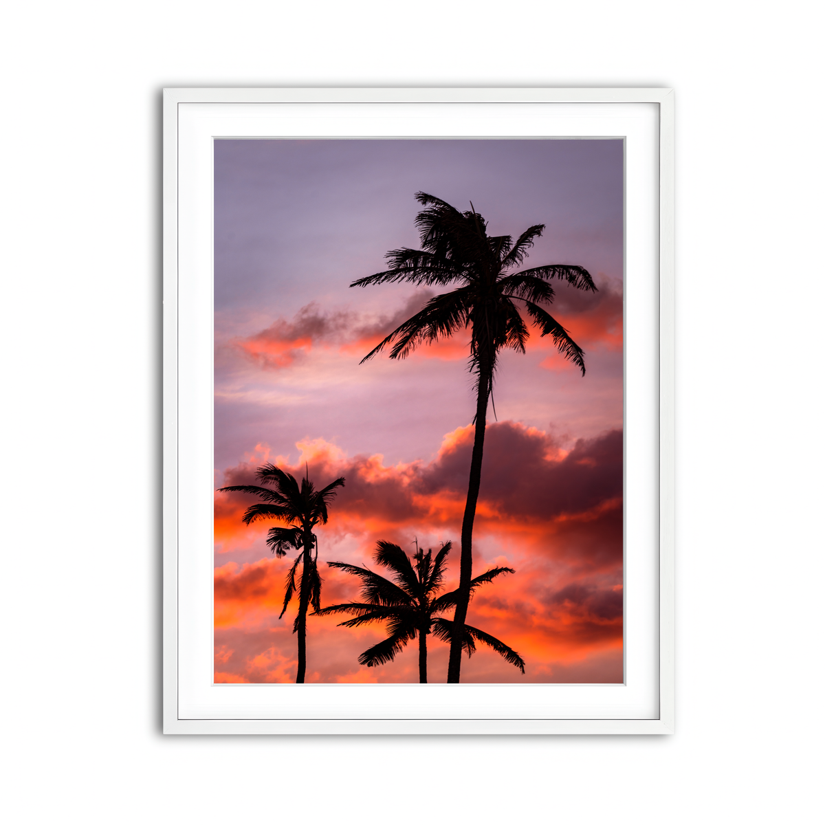 Framed Print 3x4 White