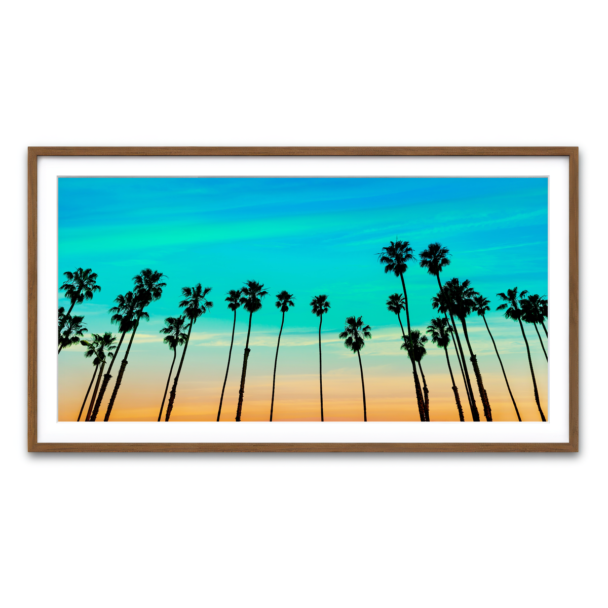 Framed Print 2x1 Walnut