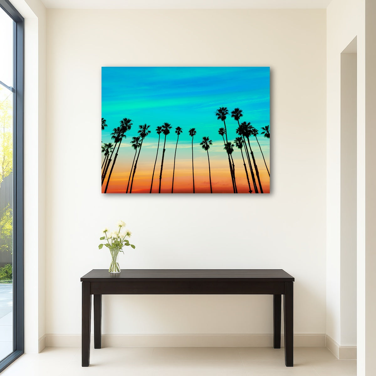 AUTO-MOCKUP ROOM | Palm tree Sunset Santa Barbara