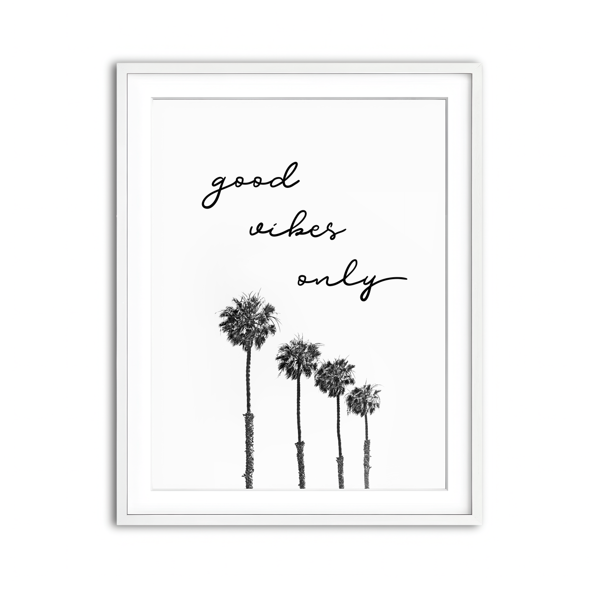 Framed Print 3x4 White