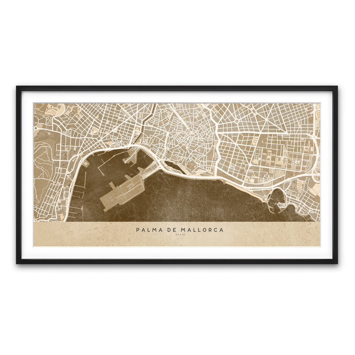 Framed Print 2x1 Black