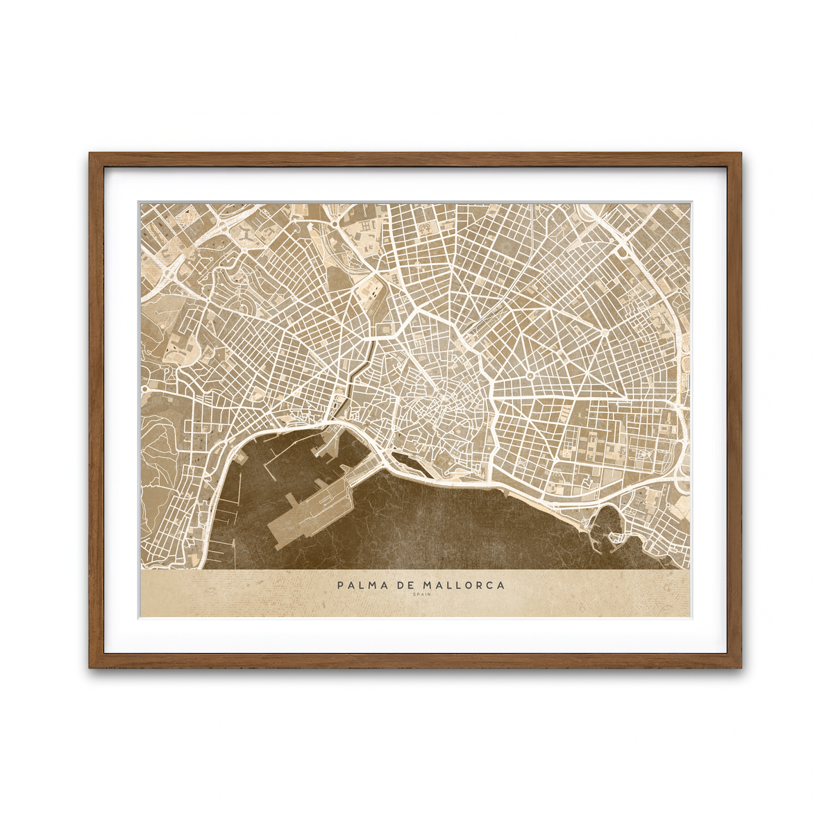 Framed Print 4x3 Walnut