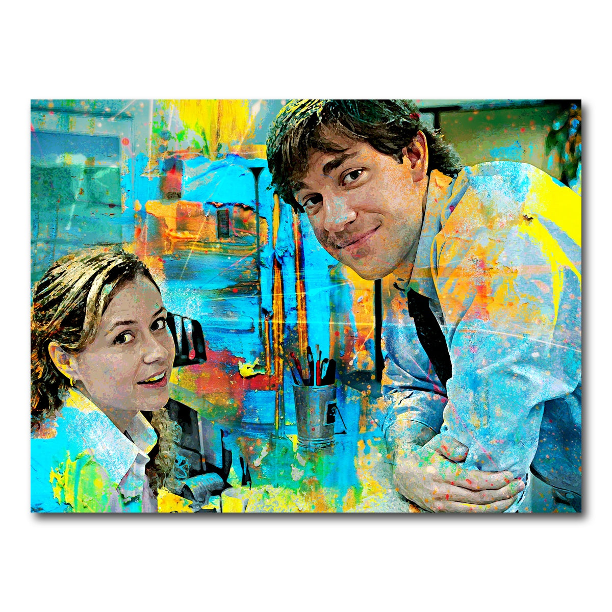 AUTO-MOCKUP WHITE | Pam & Jim | 1 Piece | Gallery Wrap Canvas | group=4x3