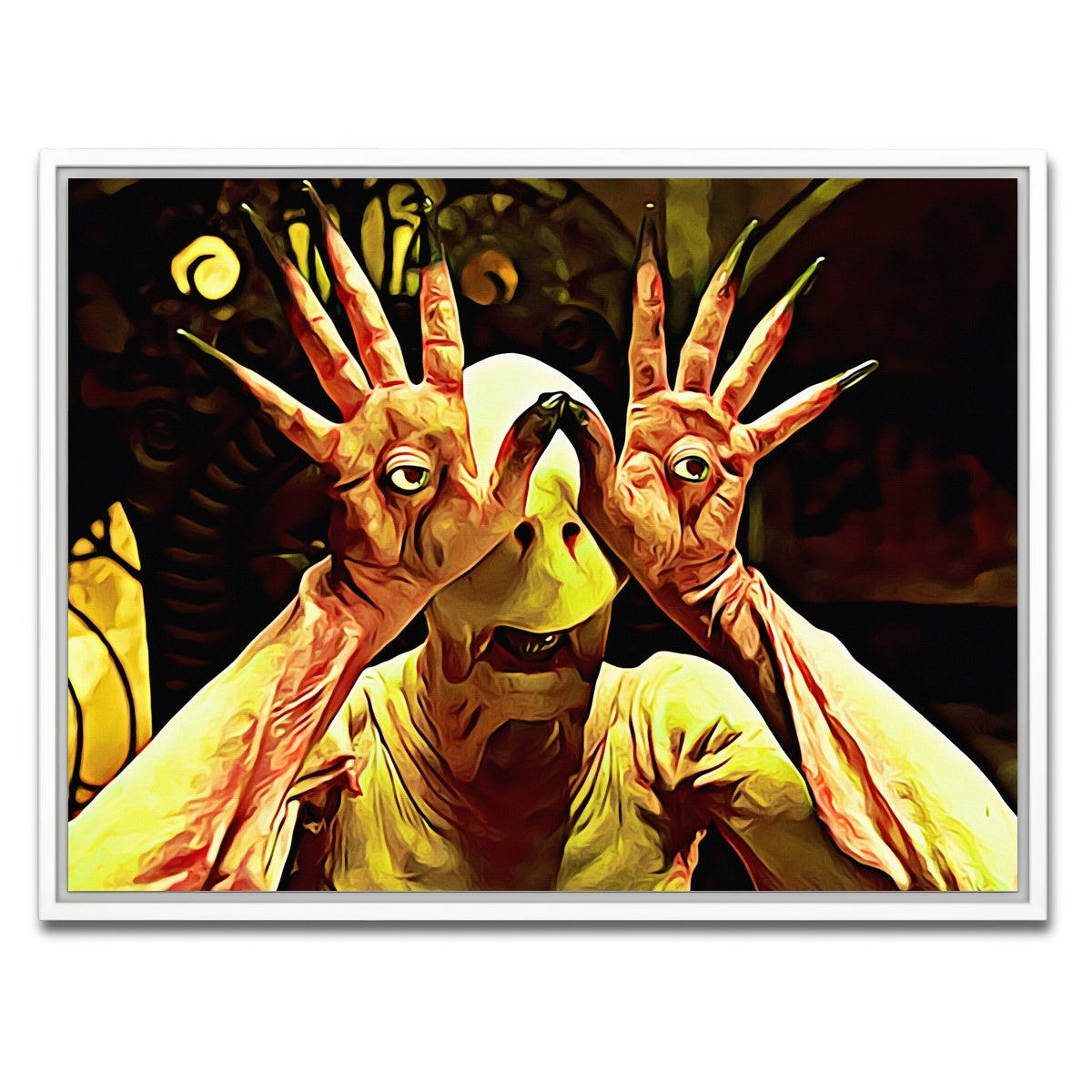 AUTO-MOCKUP WHITE | Pan's labyrinth | 1 Piece | White Framed Canvas | group=4x3