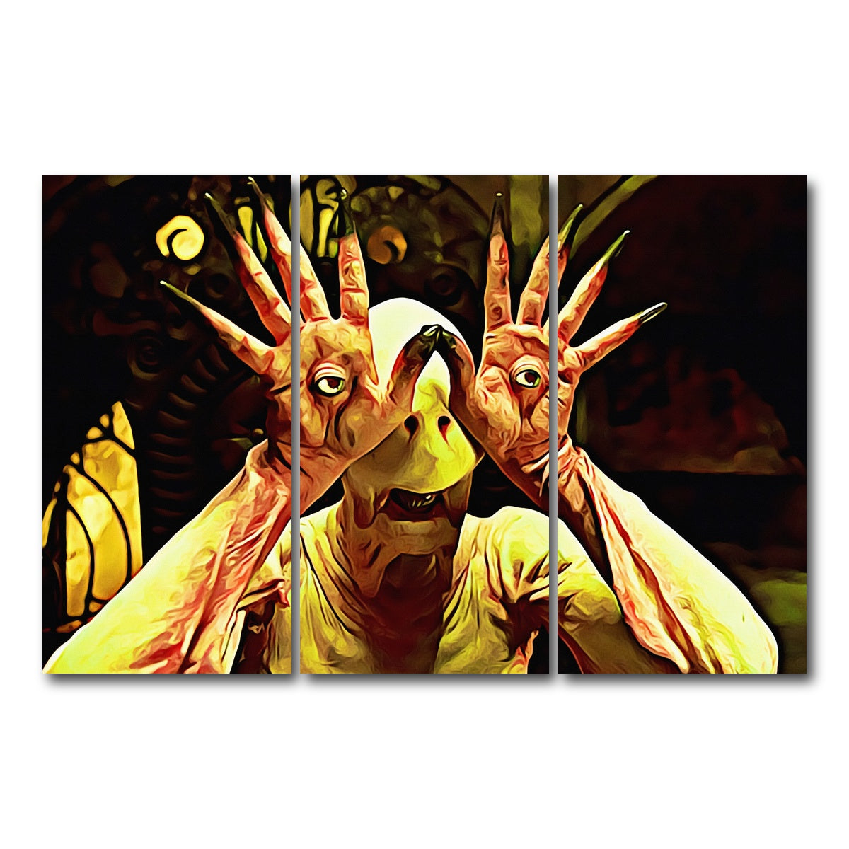 AUTO-MOCKUP WHITE | Pan's labyrinth | 3 Piece | Gallery Wrap Canvas | group=12x24