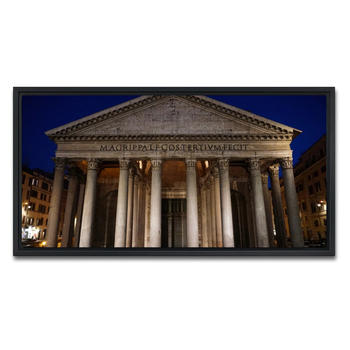 AUTO-MOCKUP WHITE | Pantheon | 1 Piece | Black Framed Canvas | group=2x1