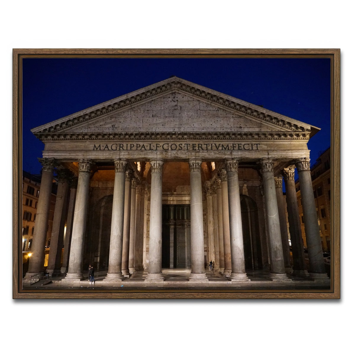 AUTO-MOCKUP WHITE | Pantheon | 1 Piece | Walnut Framed Canvas | group=4x3