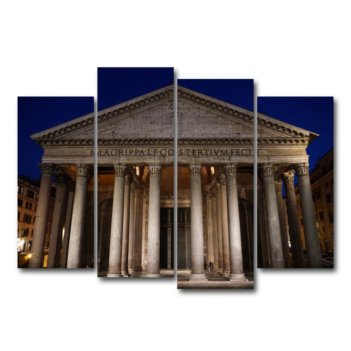 AUTO-MOCKUP WHITE | Pantheon | 4 Piece | Gallery Wrap Canvas | group=4_normal