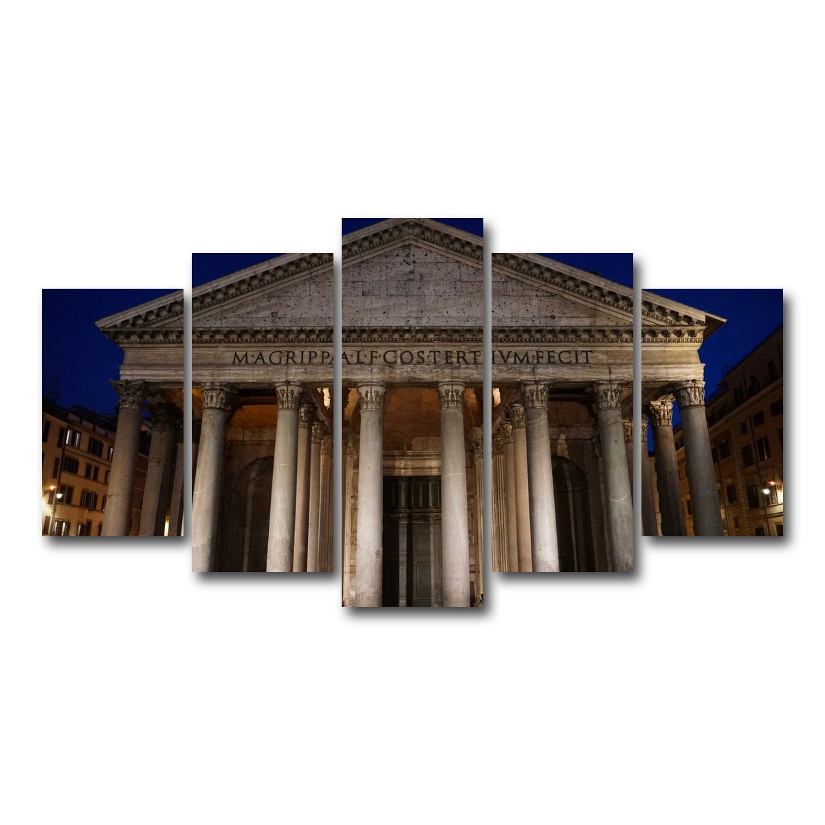 AUTO-MOCKUP WHITE | Pantheon | 5 Piece | Gallery Wrap Canvas | group=5_normal