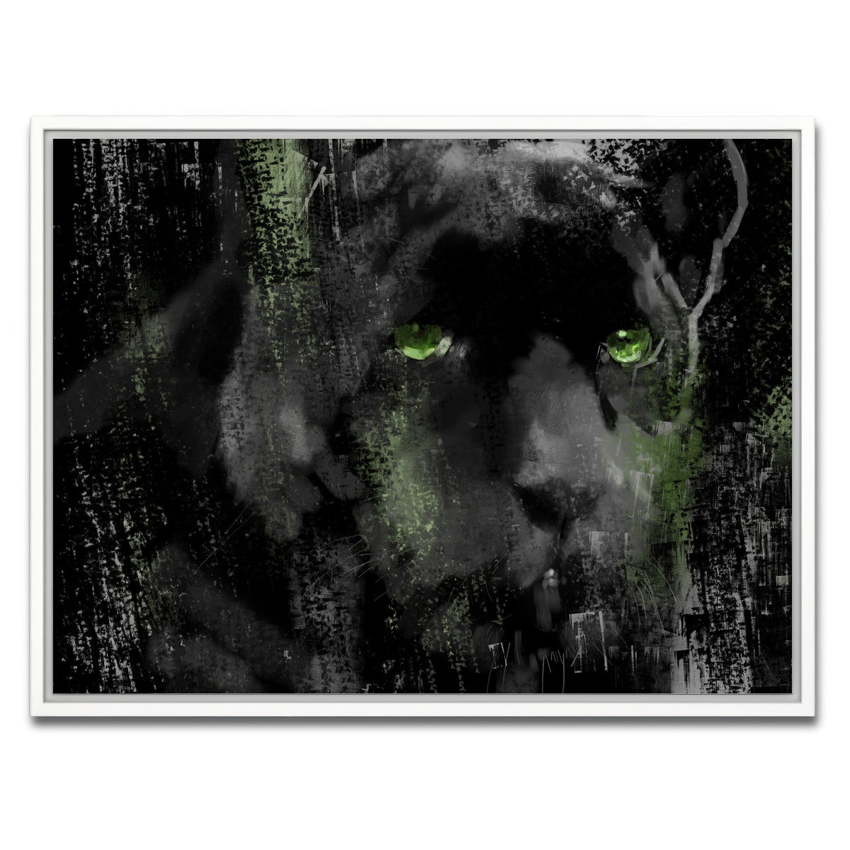 AUTO-MOCKUP WHITE | Panther | 1 Piece | White Framed Canvas | group=4x3