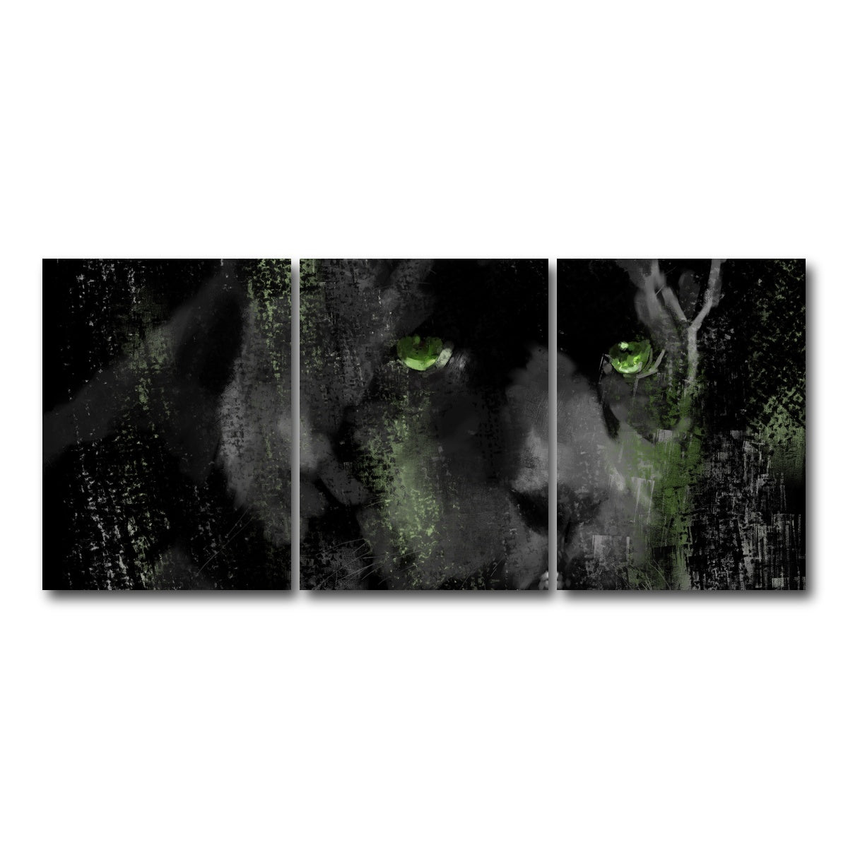 AUTO-MOCKUP WHITE | Panther | 3 Piece | Gallery Wrap Canvas | group=18x24
