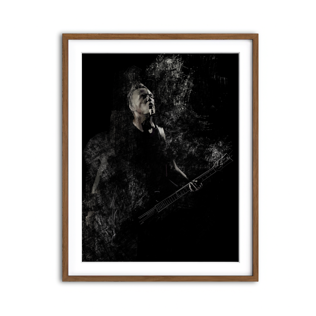 Framed Print 3x4 Walnut