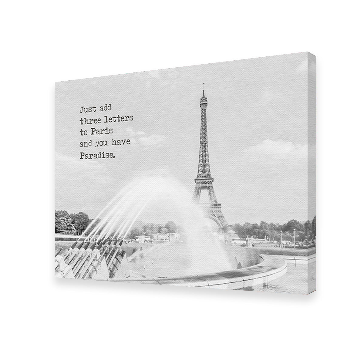 Paradise - Paris Eiffel Tower Wall Art